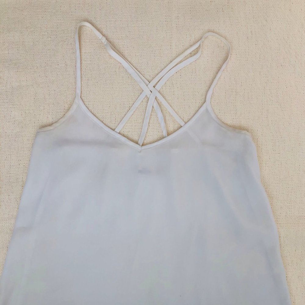 Basic White Chiffon Blouse